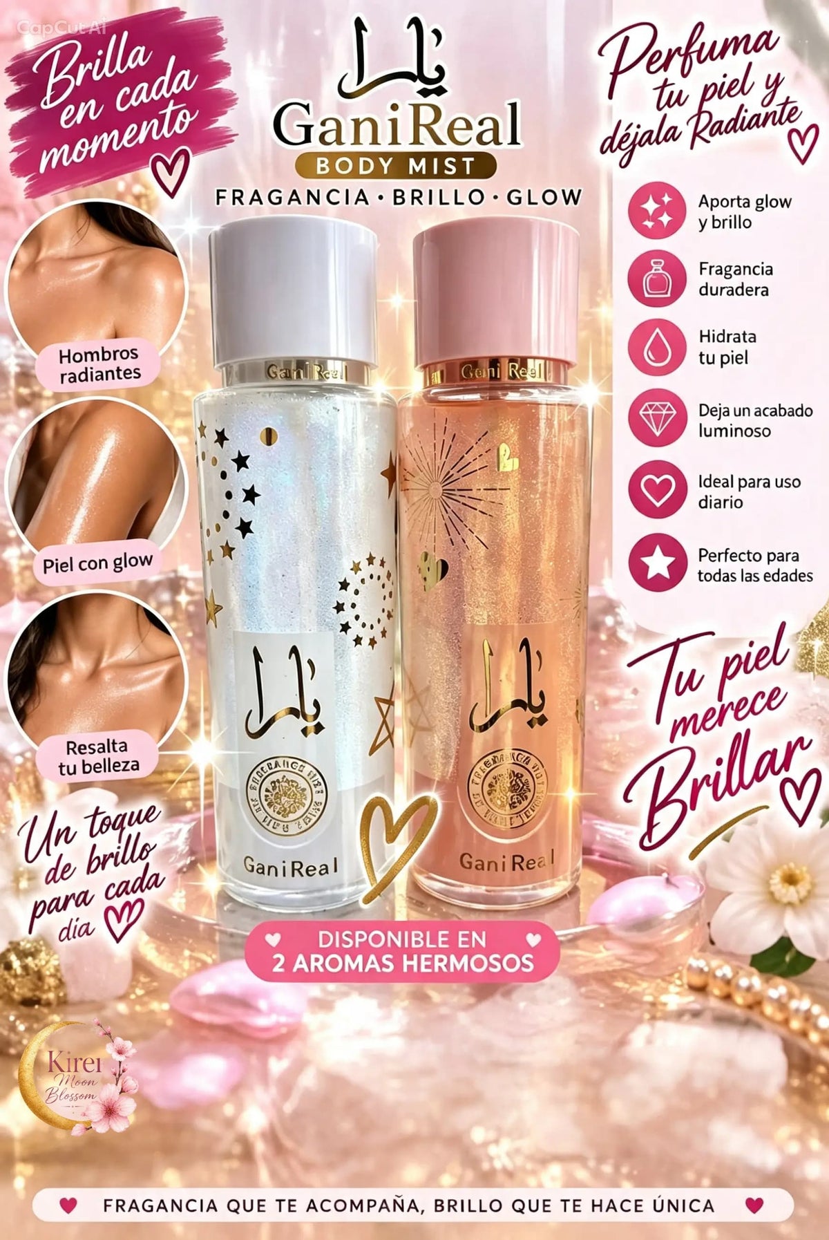 "Fragrance and Glow" Body Mist