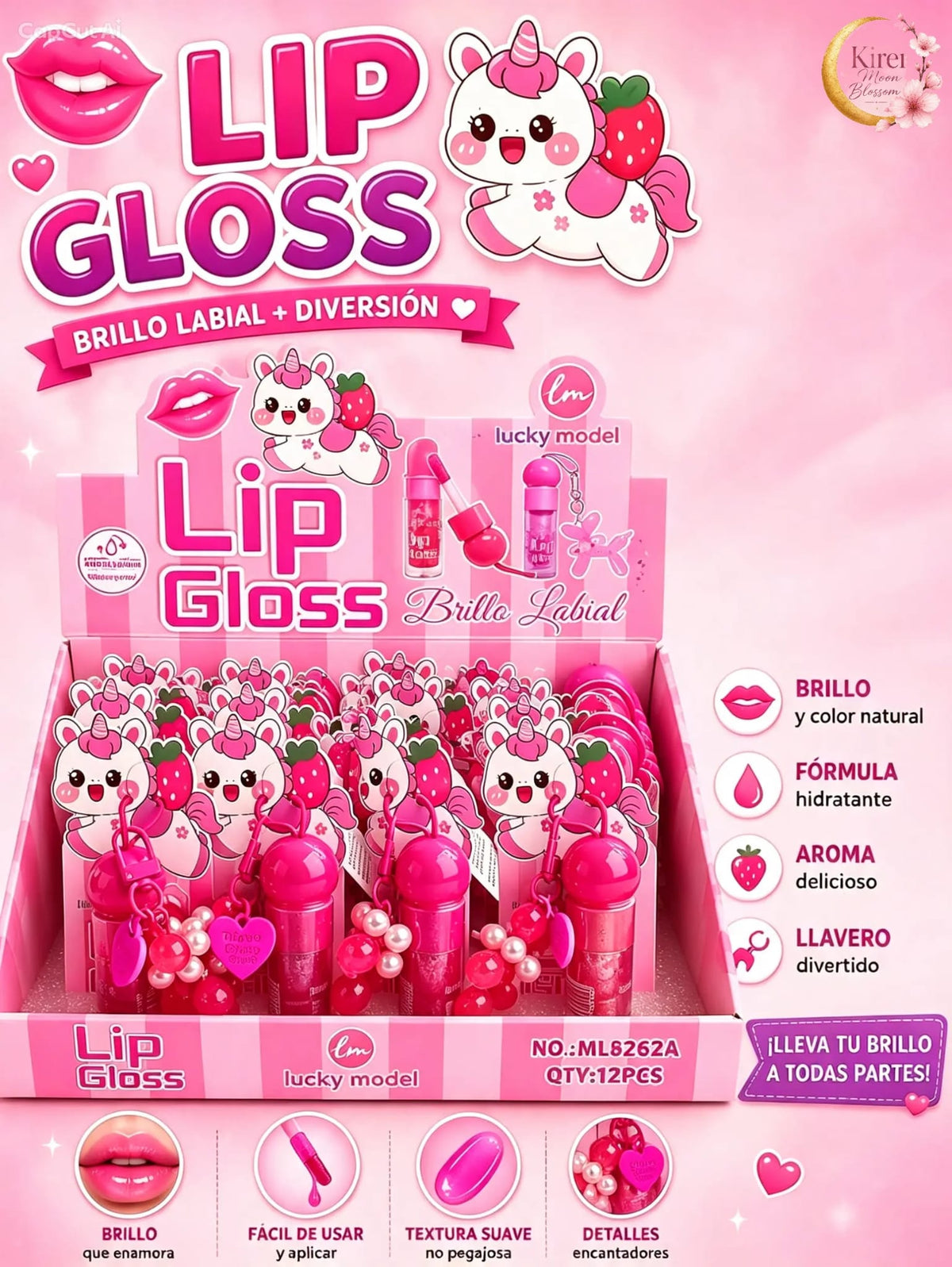 Strawberry Unicorn "Lip Gloss"