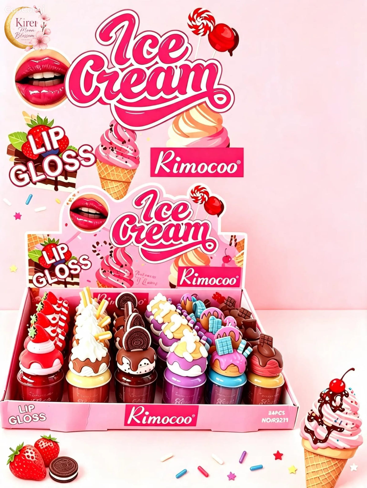 Rimocoo Ice Cream Lip Gloss