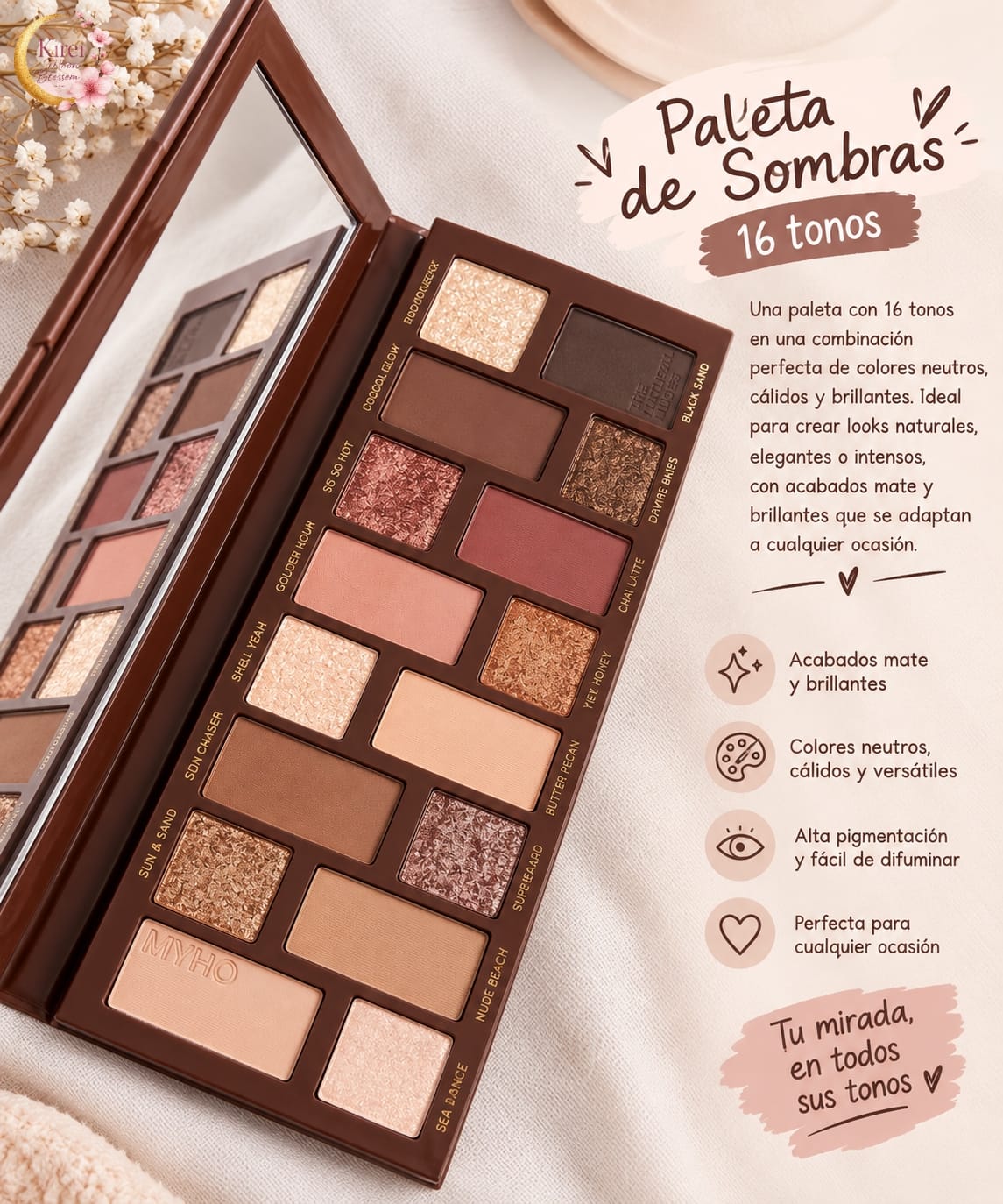 16 Tone Eyeshadow Palette